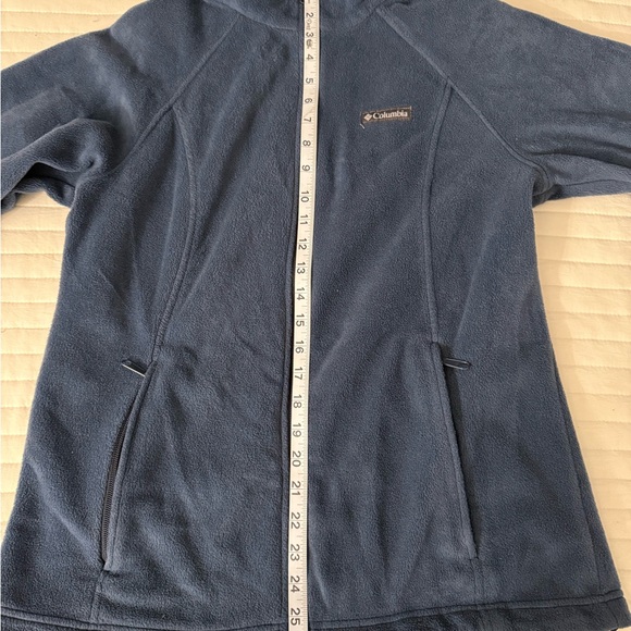 Columbia Women’s Blue Full Zip Fleece Jacket Large Outdoor Hiking Lightweight - Picture 7 of 7